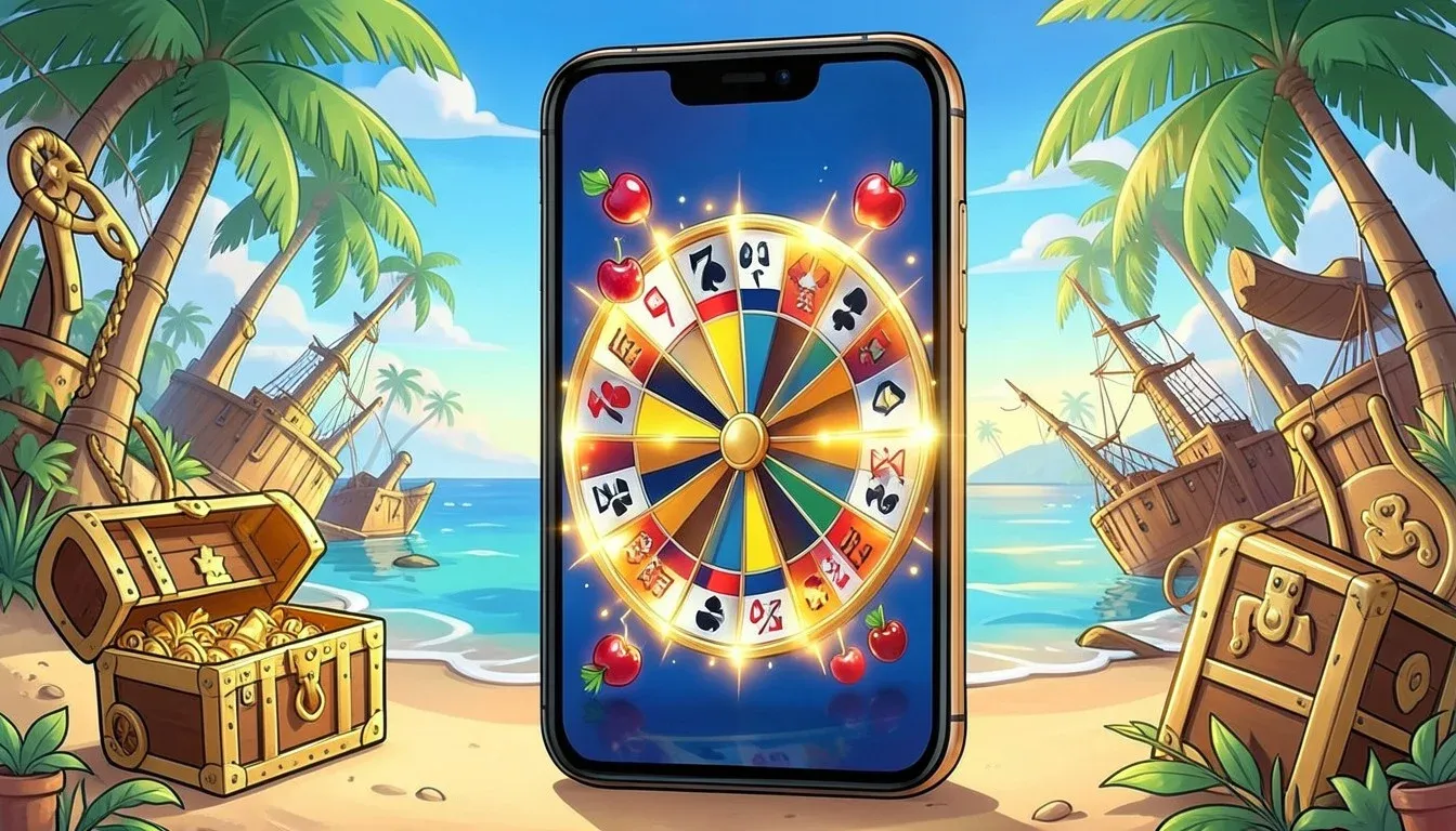 7Gold casino mobile lobby on a smartphone